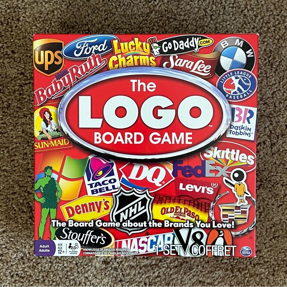 The Logo Board Game First Edition for Family Fun Game Night
